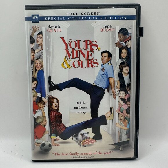 Yours Mine & Ours DVD Full Screen Special Collector's Edition Rated PG - Picture 1 of 3
